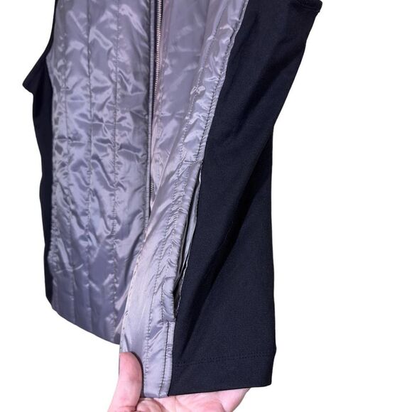 Chico’s Zenergy Silver Puff Vest Jacket - Picture 3 of 6